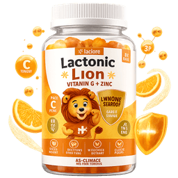 Lactonic Lion — Vit C + Zinc