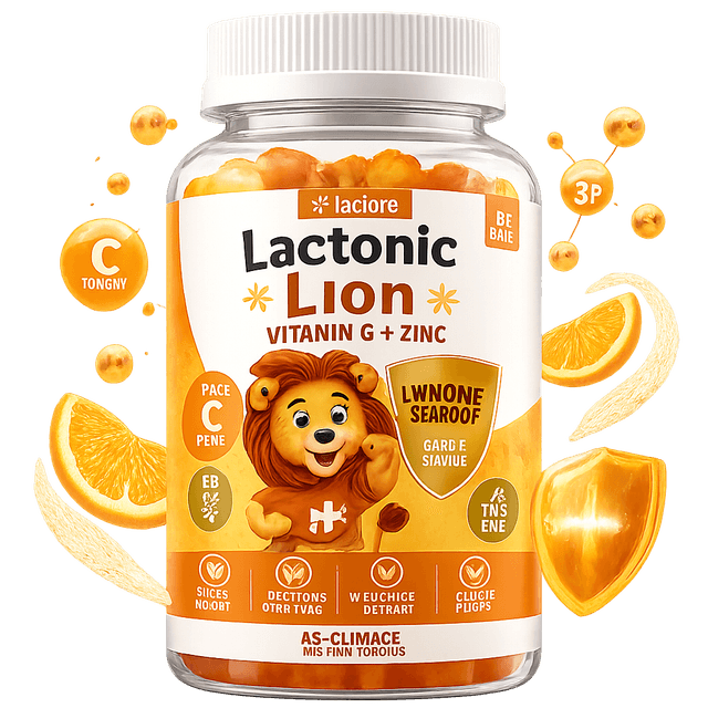 Lactonic Lion — Vit C + Zinc